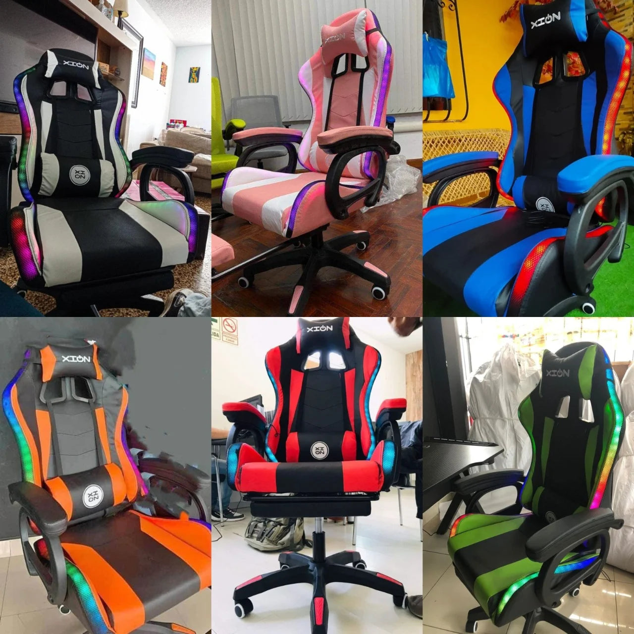 Sillas Gamer con Luces