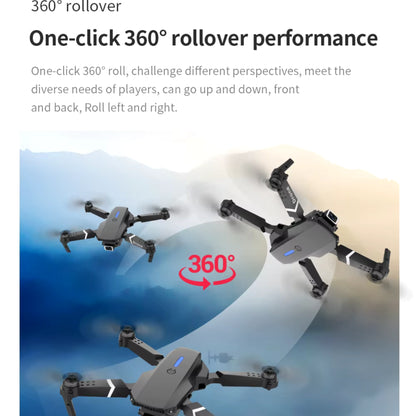 Dron profesional E88 4K gran angular