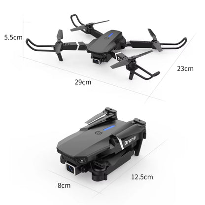 Dron profesional E88 4K gran angular