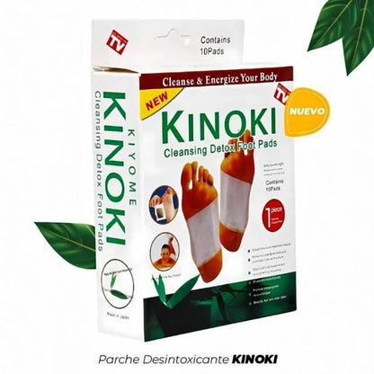 Kinoki - Pack de 10 Parches Detox para Pies
